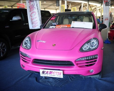 Pink is good pink on cars is better and a pink Porsche is best