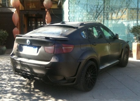 Spotted in China Hamann BMW X6 Tycoon in matteblack
