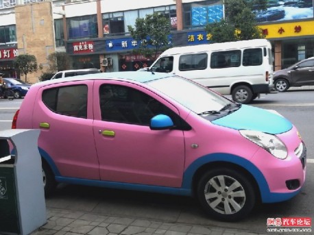 car body news on Spy Shots: facelifted Suzuki Alto showing a bit more in China