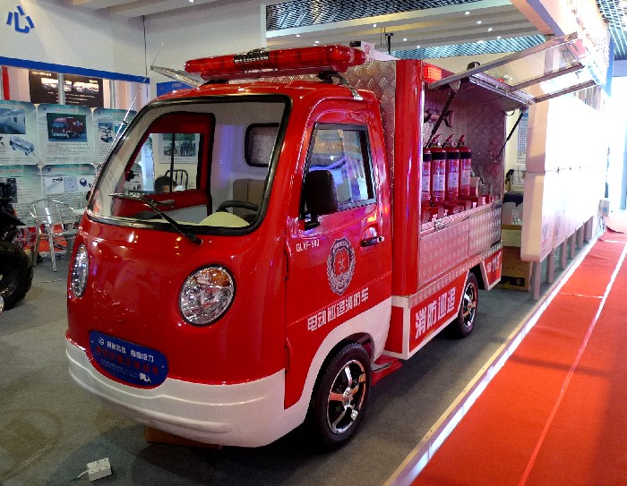 The Anfuer Mini Electric Fire Patrol Car from China