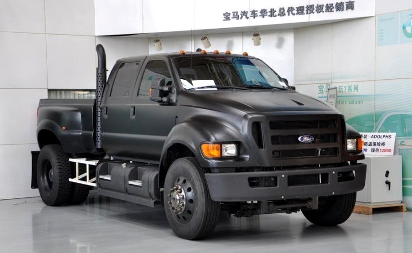 Ford F650 Pickup on Matte Black Ford Mustang In China   Carnewschina Com   China Auto News