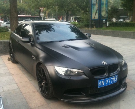 Bmw M3 Is Matte Black In China Carnewschina Com