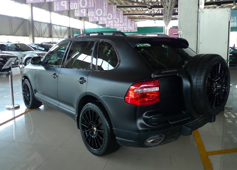 Porsche Cayenne S Is Matte Black In China Carnewschina Porsche Cayenne S Is Matte Black In China