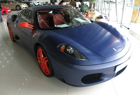 Ferrari F430 Is Matte Blue In China Carnewschina Com