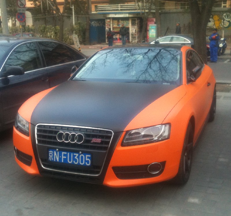 Audi S5 Coupe Is Matte Orange Matte Black In China Carnewschinacom
