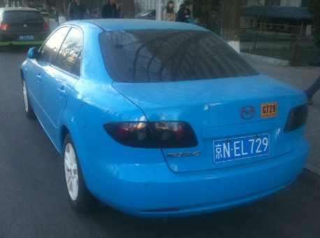 Mazda 6 Is Baby Blue In China Carnewschina Com