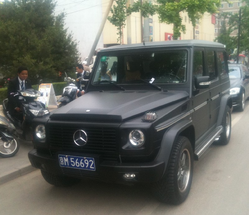 Mercedes Benz G55 Amg Is Matte Black In China Carnewschina Com