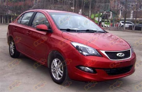 Spy Shots: Chery Arrizo 3 is Naked in China