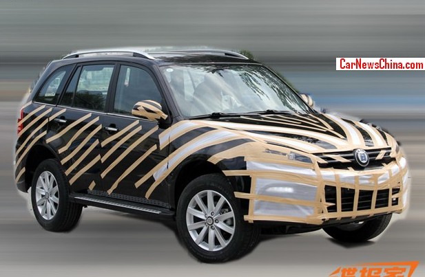 Spy Shots Hengtian Auto Huanteng H1 Suv Testing In China Carnewschina Com
