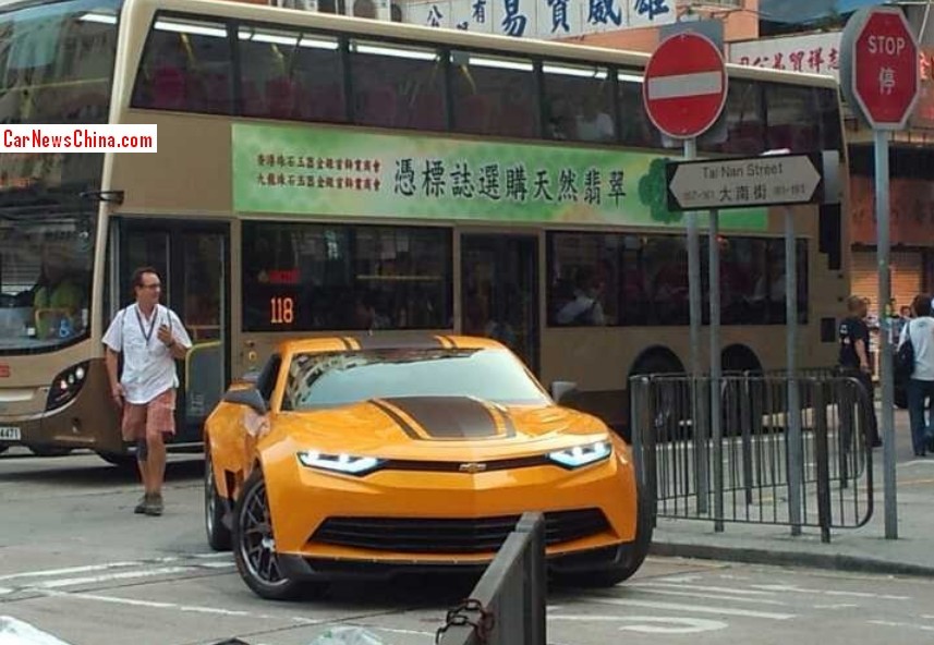 New Bumblebee Photos from the Hong Kong Set of Transformers Age of