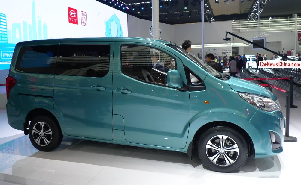 BYD M3 DM mini MPV Concept debuts on the Beijing Auto Show