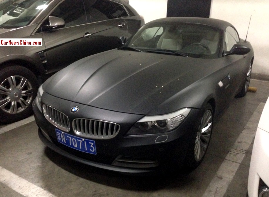 Matte Black BMW >> Bmw Z4 Is Matte Black In China Carnewschina Com Matte Black BMW >> Bmw Z4 Is Matte Black In China Carnewschina Com