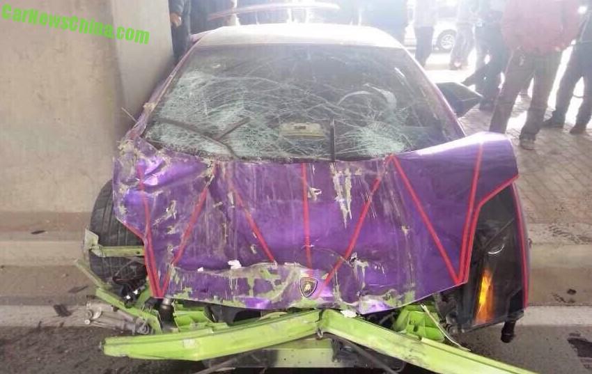 Five Lamborghini Supercars Crashed in China on Friday ...