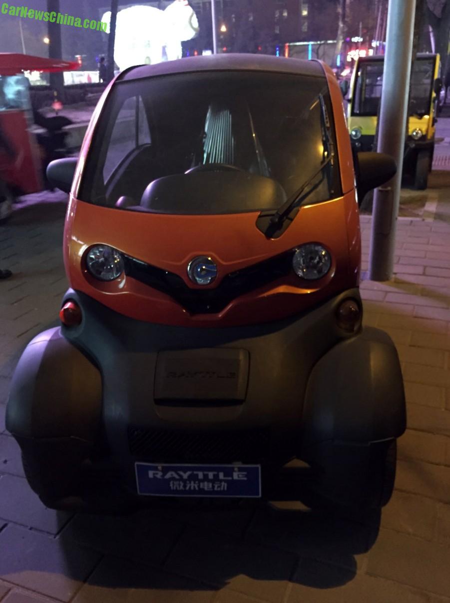 Spotted In China Rayttle E28 Ev Is Not A Renault Twizy Carnewschina Com