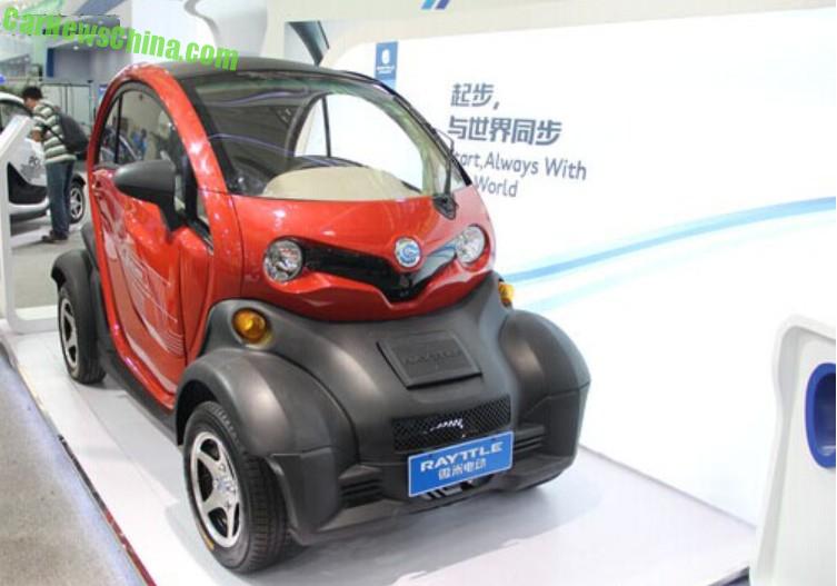 Spotted In China Rayttle E28 Ev Is Not A Renault Twizy Carnewschina Com