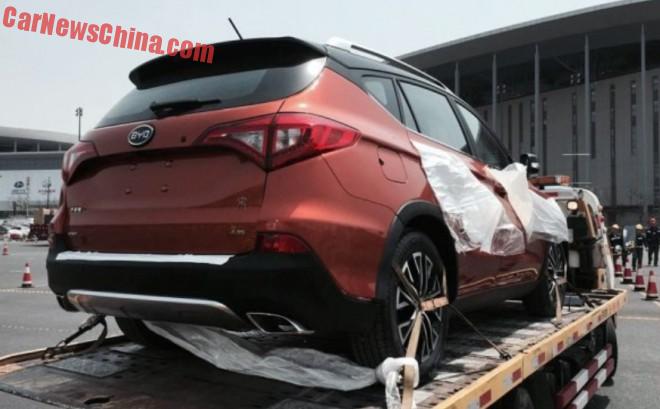 BYD Song SUV debuts on the Shanghai Auto Show in China 