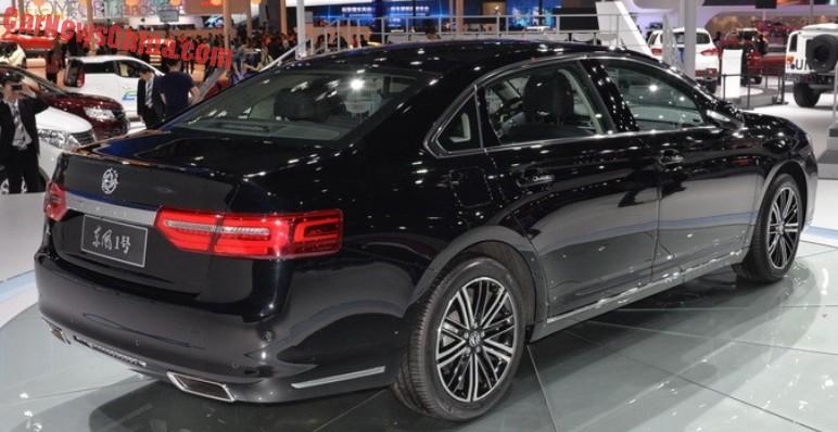 Dongfeng Number 1 sedan debuts on the Shanghai Auto Show in China