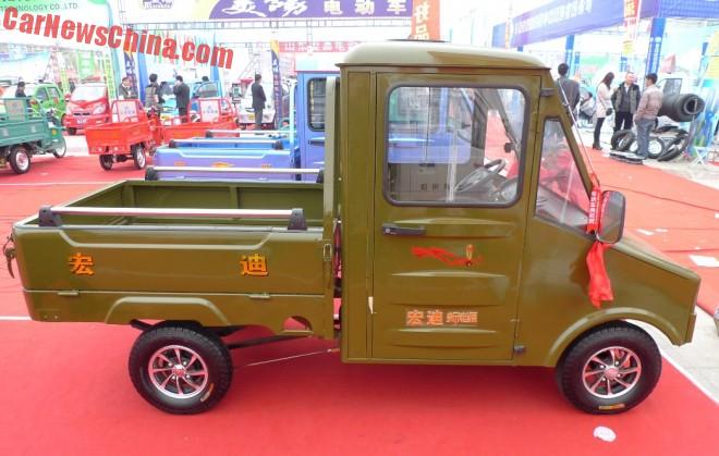 Shandong ev expo i kina: hongdi lille flyvende tiger mini truck ... Lastbil seng
