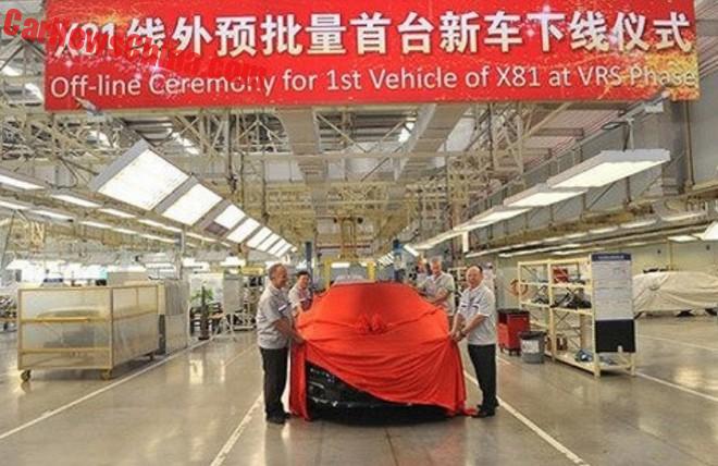 Pre-production of the new Citroen C6 has Started in China