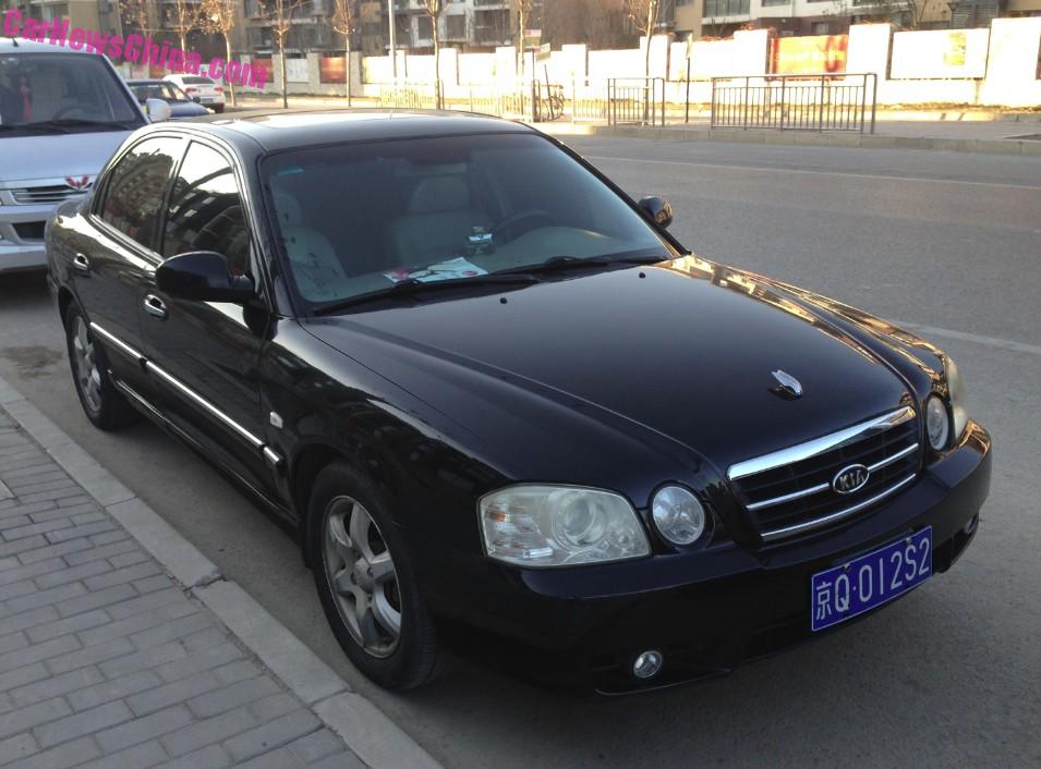 Spotted In China First Generation Kia Optima Carnewschina