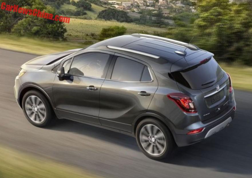 Official Photos Of The Facelifted Buick Encore For China