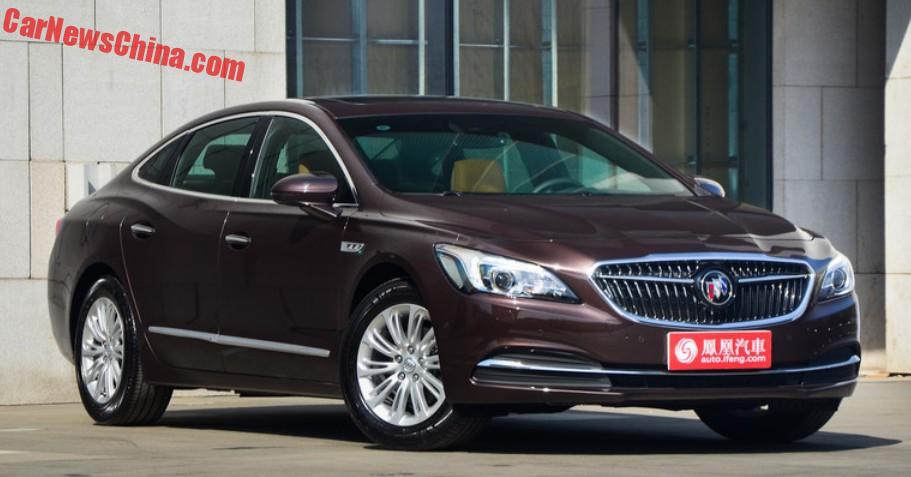 2017 Buick Lacrosse Launched On The Chinese Car Market 2017 Buick Lacrosse Launched On The Chinese Car Market
