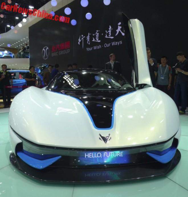 Beijing Auto ArcFox-7 electric supercar debuts on the Beijing Auto Show