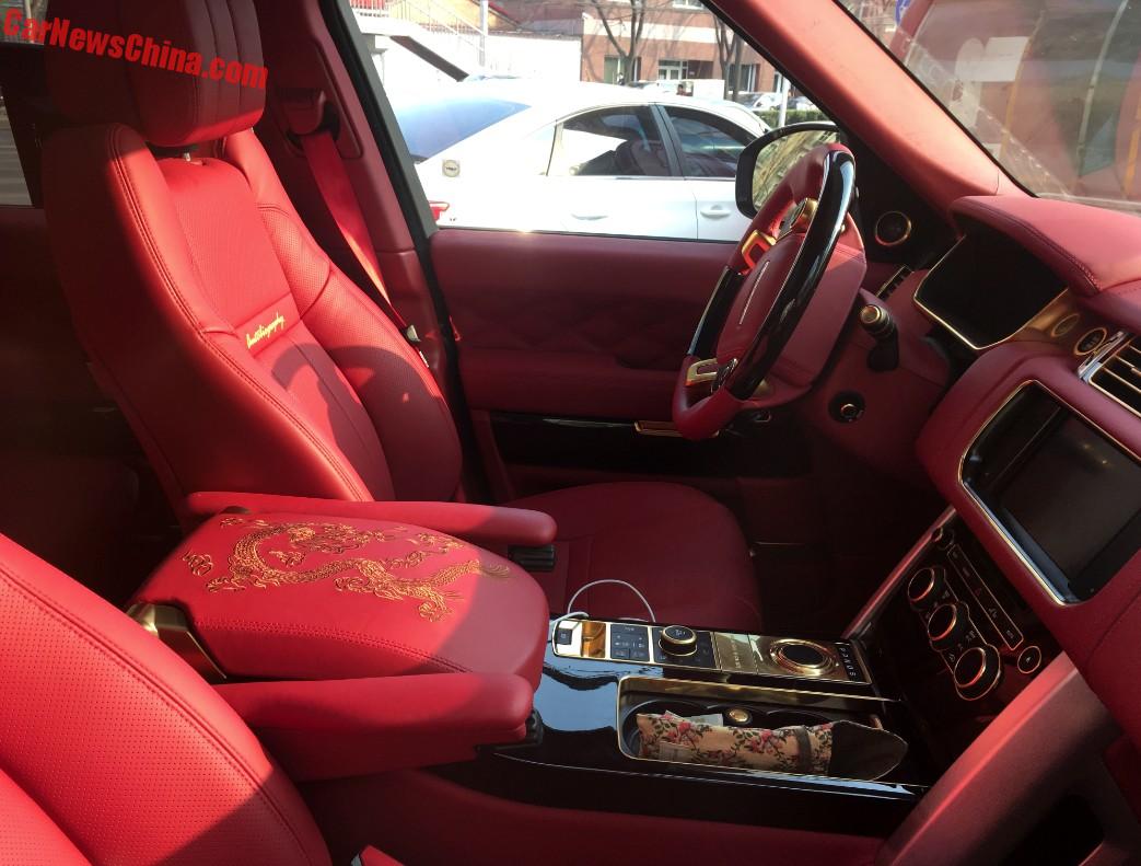 Range Rover Autobiography With A Dragon Inside In China