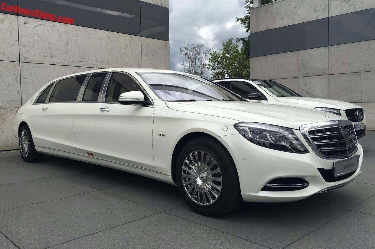 First Mercedes Maybach S600 Pullman Arrives In China