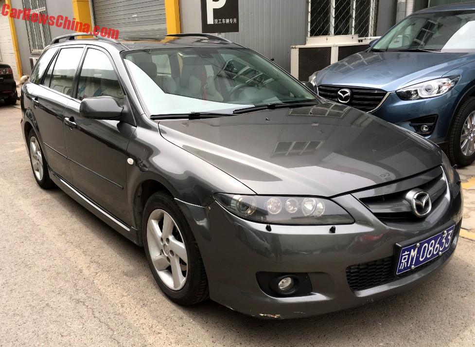 Spotted In China First Generation Faw Mazda 6 Wagon