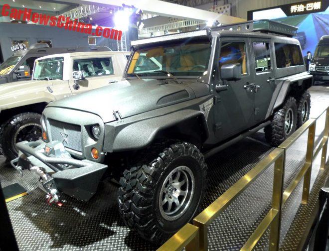 G. Patton Tomahawk Is A Jeep Wrangler 6x6 For China