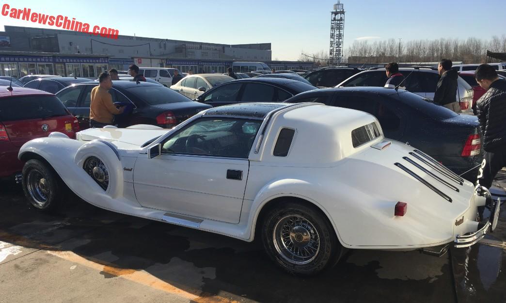 Spotted In China The Spartan II Phantom Coupe Neoclassic Car In White
