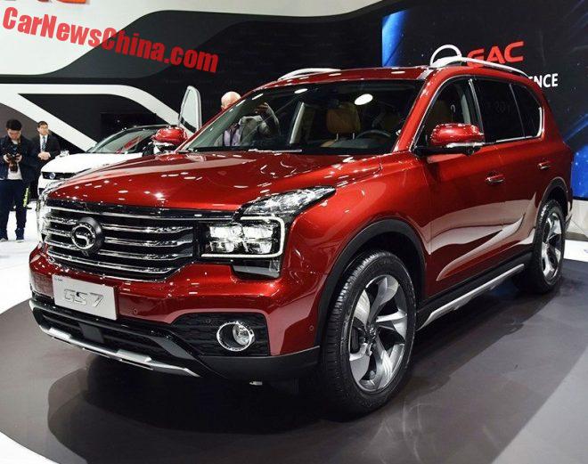 Guangzhou Auto GS7 SUV Debuts On The Detroit Auto Show - CarNewsChina.com