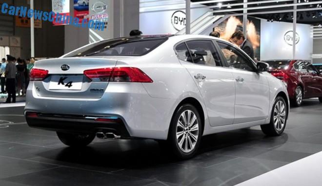 Kia K4 sedan debuts in China on the Chengdu Auto Show - CarNewsChina.com