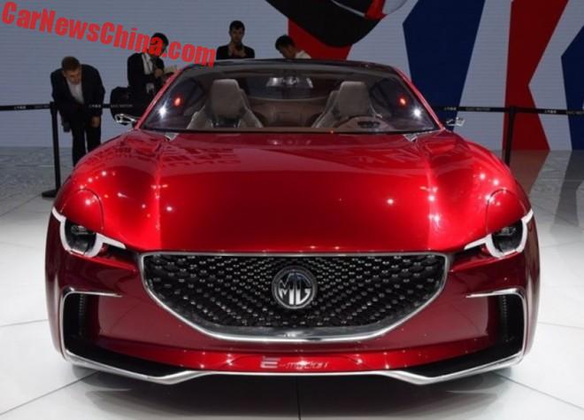 MG E-Motion concept on the 2017 Shanghai Auto Show